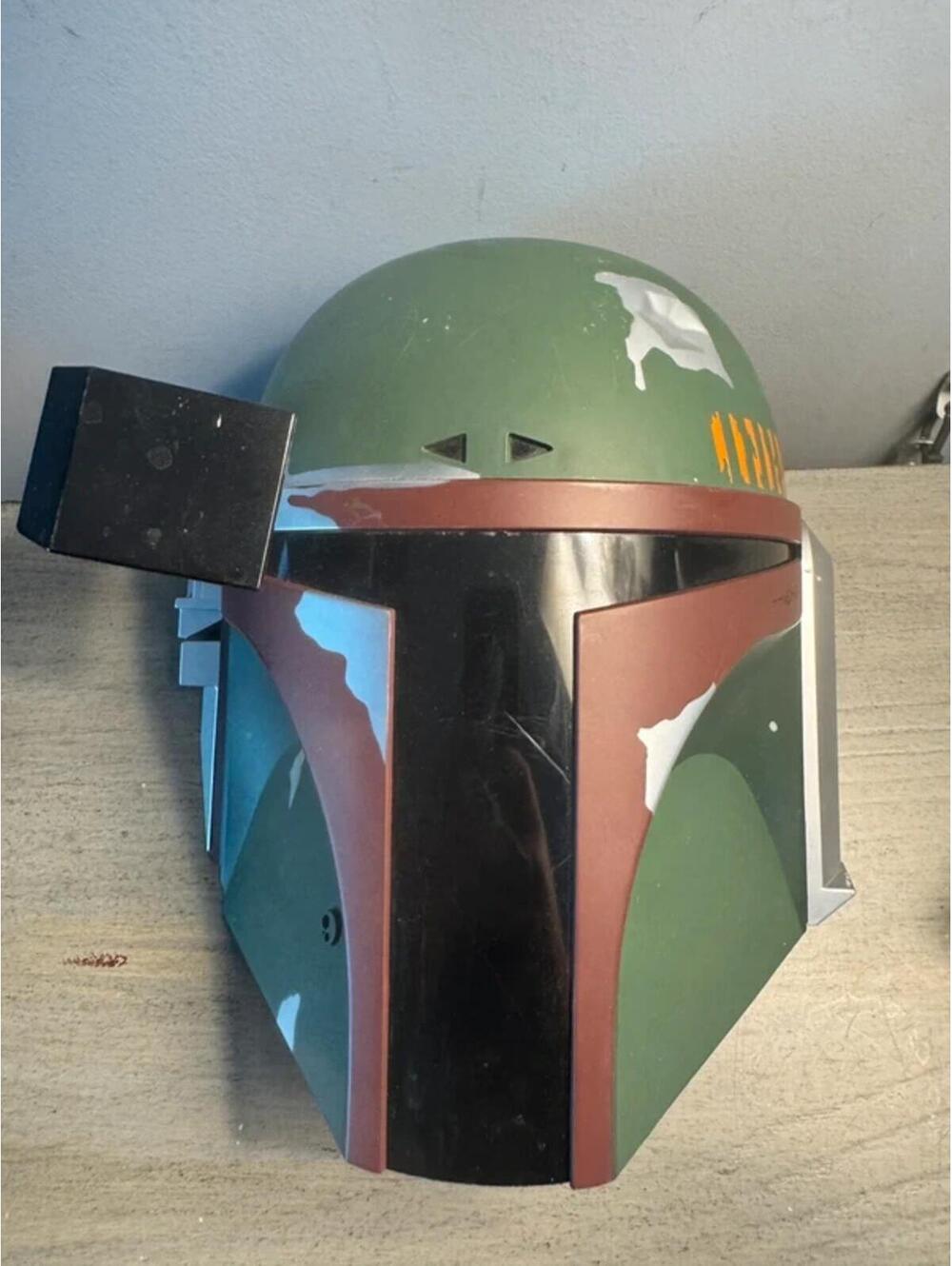 Boba Fett Helmet Wall Plaque Lighted 3D Light FX Lucasfilm Man Cave Decor